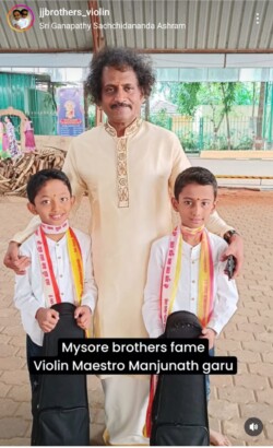 Dr.Manjunath - Violinist, Mysore Brothers fame
